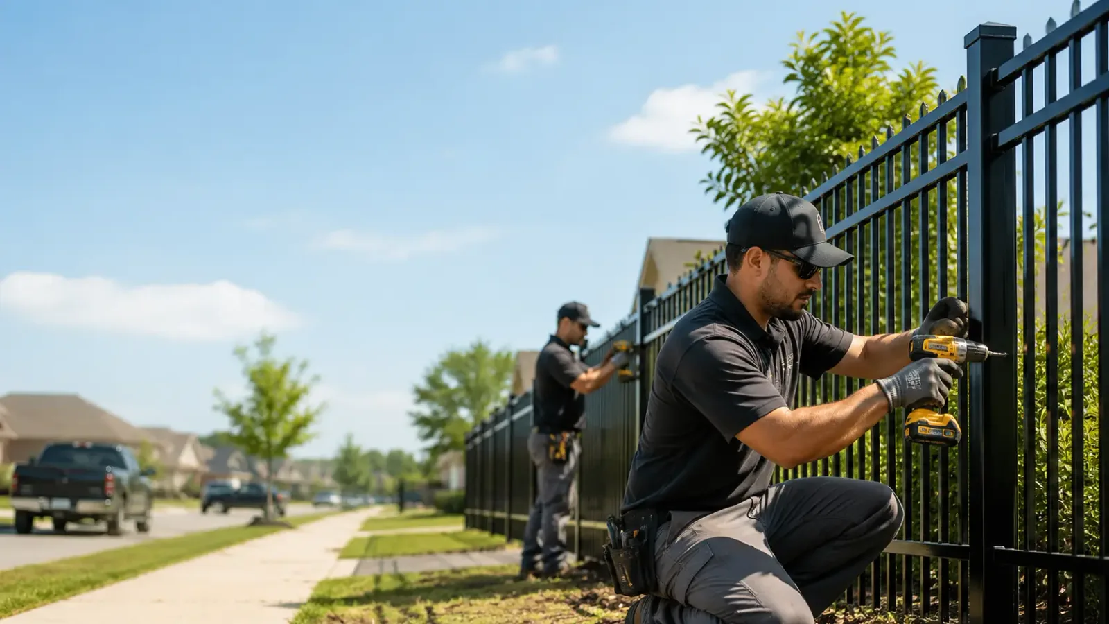 Metal Fence Installation in Columbus, TX